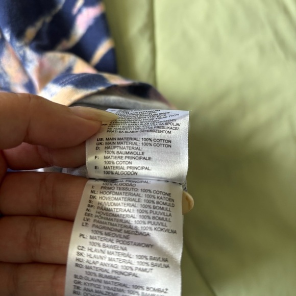 Adidas Originals Loose Tie dye Tank Top Pink Blue White Active Top Size M - Picture 4 of 5